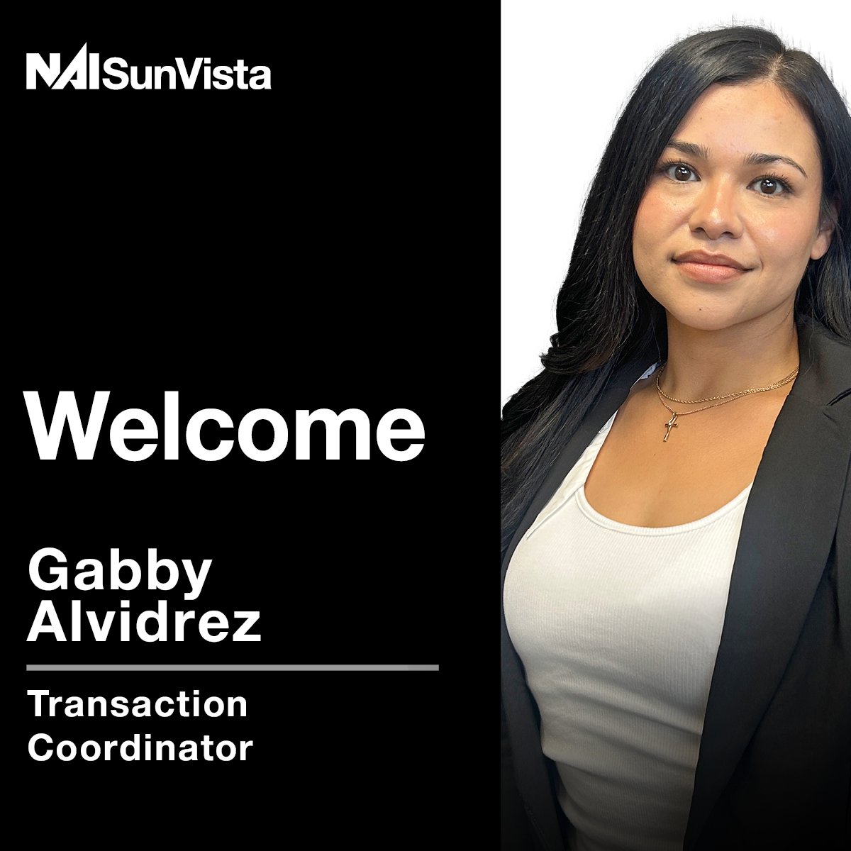 WELCOME ABOARD | We'd like to take a moment to welcome our newest Transaction Coordinator, Gabby Alvidrez.

Gabby joins our team following a career in the residential side of real estate. We are thrilled she joined our team!

#gotnewmembers
