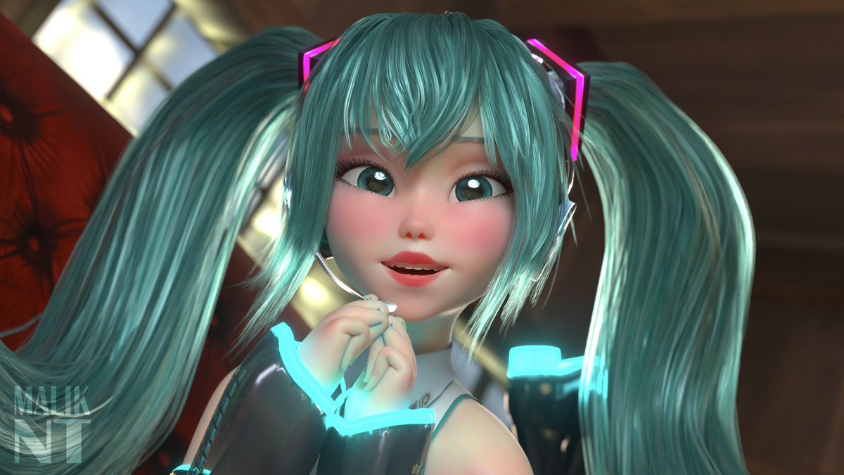 malikNT3D's tweet photo. Miku's coming back... more iconic than ever! ✨💗 I am sorry I've been so busy lately, but I've been updating her model &amp; am very excited for her new MV debut! Thank you for being so patient 🩵🥹 #HatsuneMiku https://t.co/hc4qpRp36m