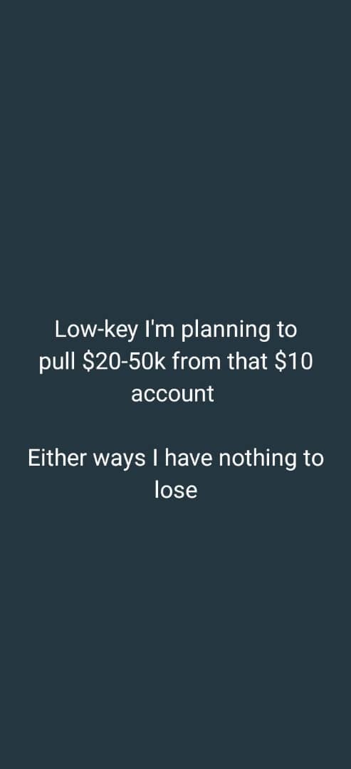 Henry337Fx's tweet photo. I'm a bit crazy tho https://t.co/WaxNBL4Smr