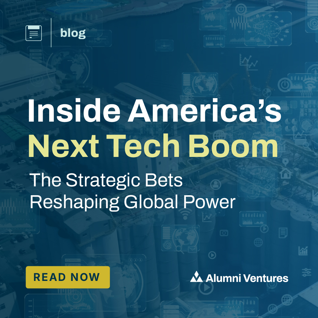 alumniventures's tweet image. America is making bold bets on semiconductors, AI, clean energy, and more. These strategic technologies are reshaping global power.

Read the blog: av-funds.com/46dA38H

#AlumniVentures #StrategicTech #Innovation #FutureOfWork #VentureCapital