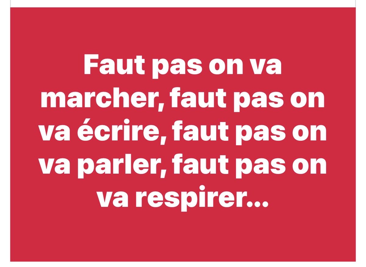 Bientôt même il se pourrait qu’ils nous interdisent de dormir avec nos femmes. 😉