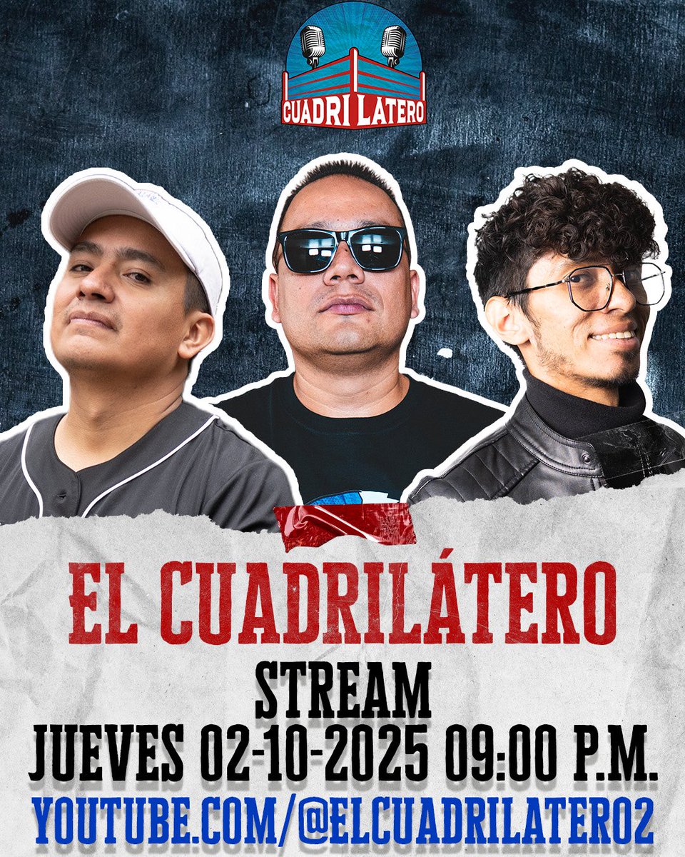 🚨 ¡Es hoy! 🚨
Nos vemos en vivo a las 9:00 PM por nuestro canal 👉 youtube.com/@elcuadrilater…


No faltes, que se va a poner 🔝🔥