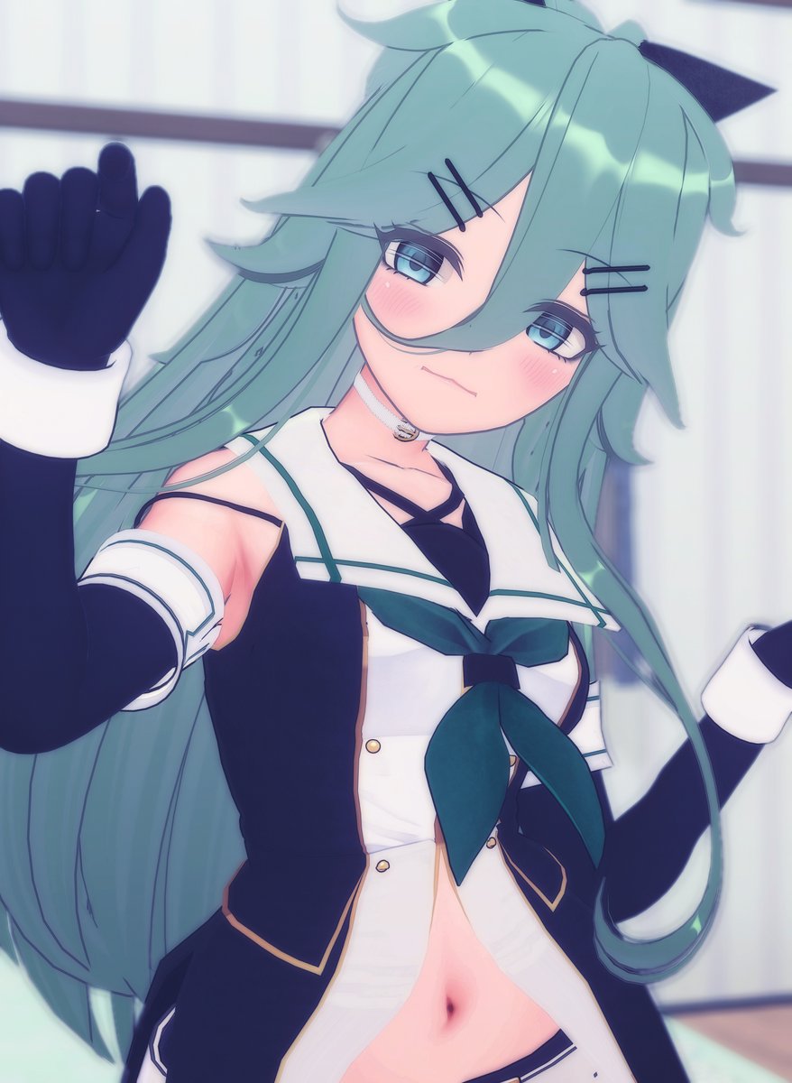 艦これ山風ちゃん、その口元はなんだ！
――可愛い奴め（なでなで