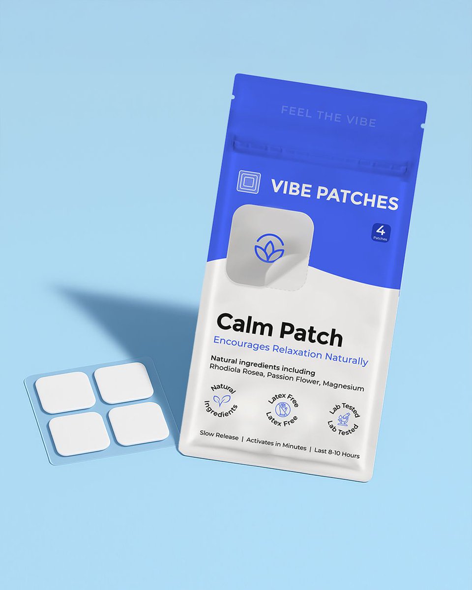 VibePatches's tweet image. ✨ Find your calm, naturally. ✨
Stressful day? Overthinking? The Calm Patch helps you slow it all down naturally.

🌿 Rhodiola → balance stress
🌸 Passion Flower → ease tension
✨ Magnesium → deep relaxation

Peel it. Stick it. Breathe.
#CalmPatch #VibePatches #FeelTheVibe