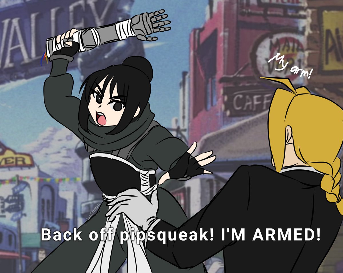 LanFanMeow's tweet photo. IT'S FMA DAY!
here are my favorite sillies ahahahahaha
#FMA #fmab #fullmetalachemist #lanfan #edwardelric #lingyao #alphonseelric https://t.co/vJ54qBPFry