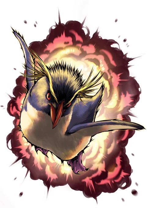 おはようございます 昔お仕事で描きたいペンギンでお茶を濁すぜ