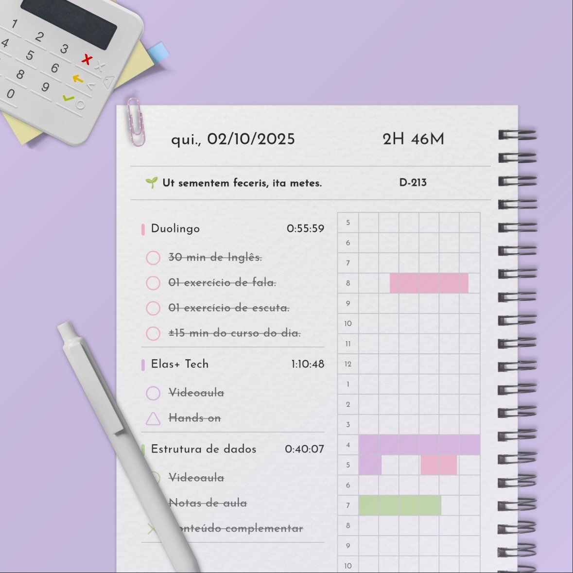 illanabeatriz's tweet image. 📚 𝗦𝘁𝘂𝗱𝘆𝗹𝗼𝗴 • 02.10.25 ✨

• No Elas+ Tech, aprendi sobre os elementos semânticos do HTML e como construir uma navigation bar.

• Em ED, fui introduzida às estruturas de dados (pilha e fila) e aos conceitos LIFO e FIFO.

#studylog #studytech