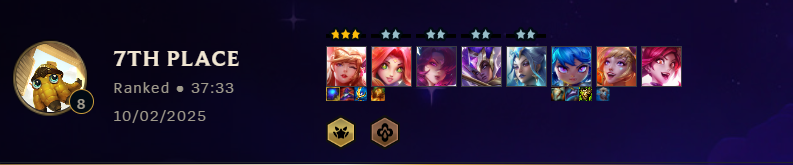 MrFireston's tweet photo. #tft ahri 3* = 7th place https://t.co/0CdUkqK6Ij