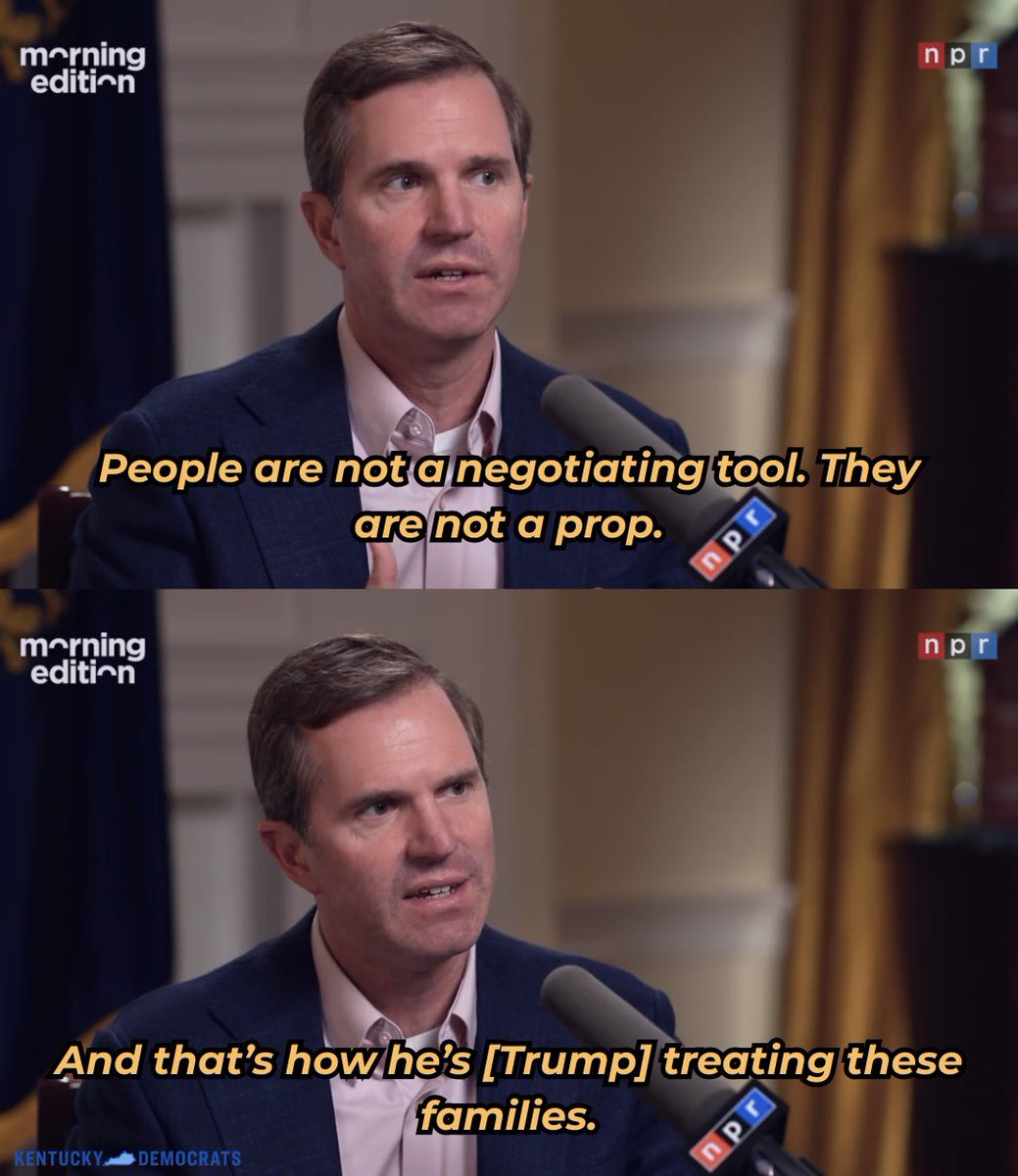 Gov. <a href="/AndyBeshearKY/">Andy Beshear</a> is speaking up for our federal workers. 

We need to take care of the people that keep our nation running.