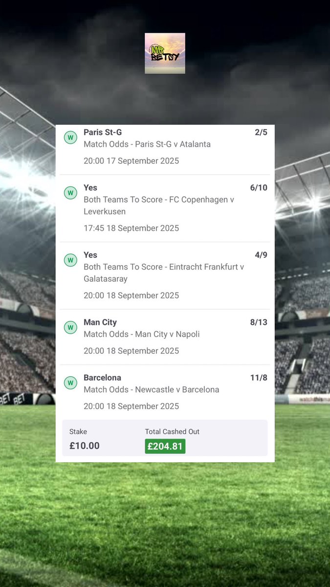 Some September profits.. ✅ 

You up or down this month? 

#SportsBettingX #PremierLeague #FootballFans #BettingCommunity #BettingLife