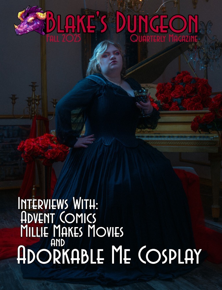 WHAT'S THIS???? A SPOOPY NEW COVER?!

I guess that means <a href="/BlakesDungeon/">Blake's Dungeon</a> is ready for PREORDERS for the Fall issue, baby! HUZZAH. Much love to @adorkablemecosplay for agreeing to an interview this weekend at #LACC2025, and making the record for fastest em… instagr.am/p/DPUvNKaEtLh/