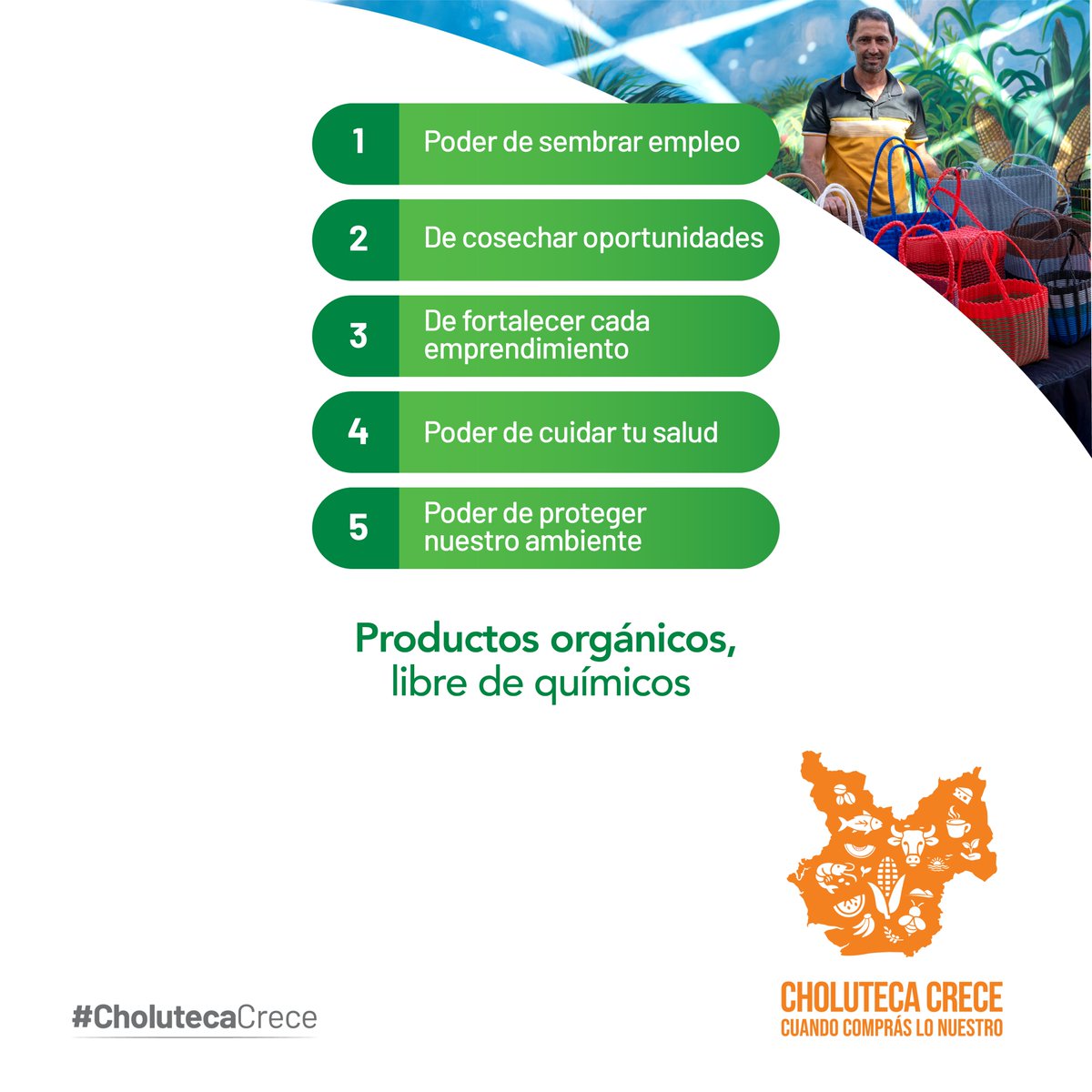 Descubrí por qué consumir lo nuestro es la mejor decisión. #CholutecaCrece

<a href="/UEenHonduras/">Unión Europea en Honduras</a>