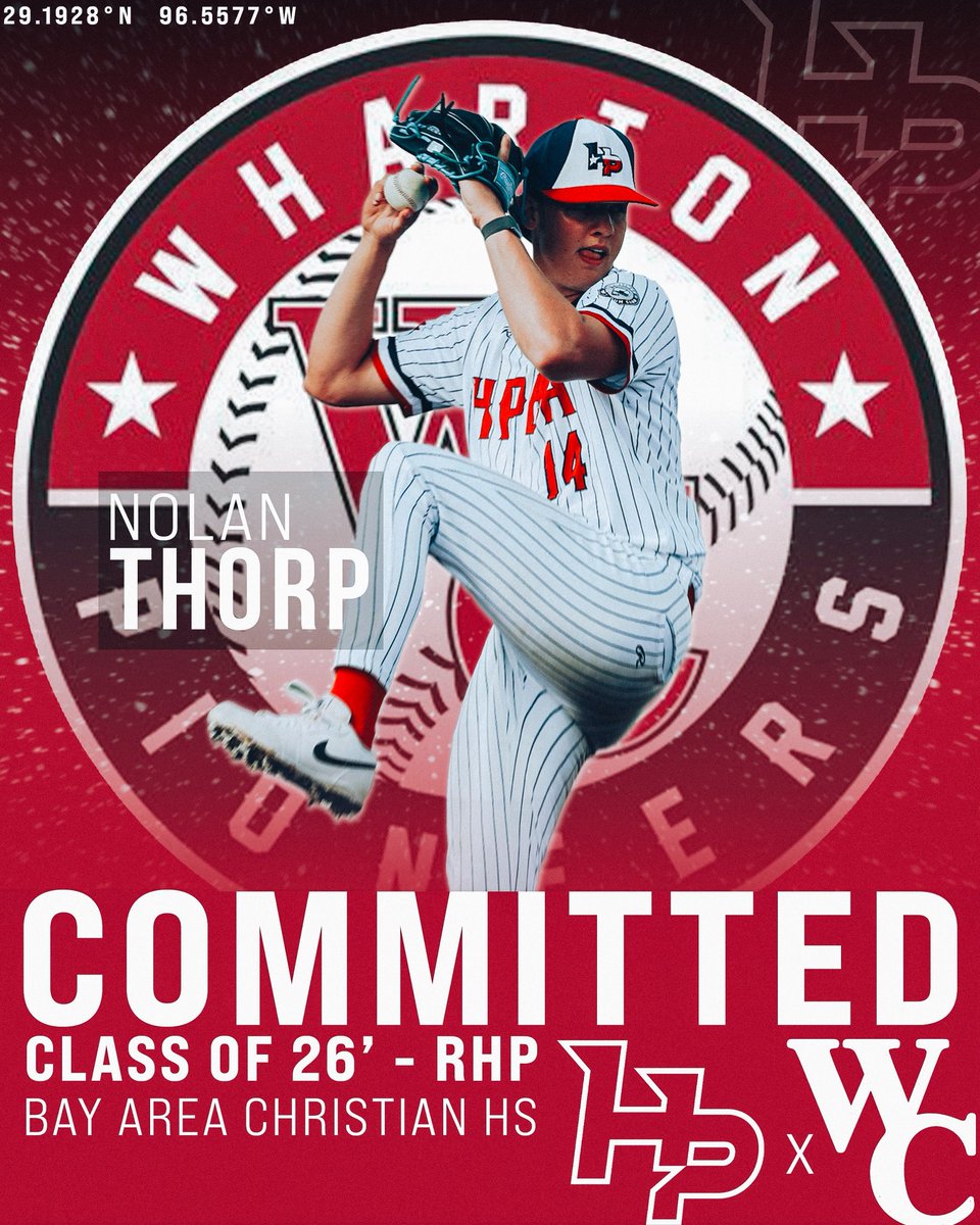 NolanThorp2026's tweet image. I&apos;m excited and blessed to announce my commitment to Wharton County Community College to continue my academic and athletic career! I want to thank God, my family, and all the coaches who have helped me. A special thank you to the Wharton coaching staff for this opportunity. #dubC