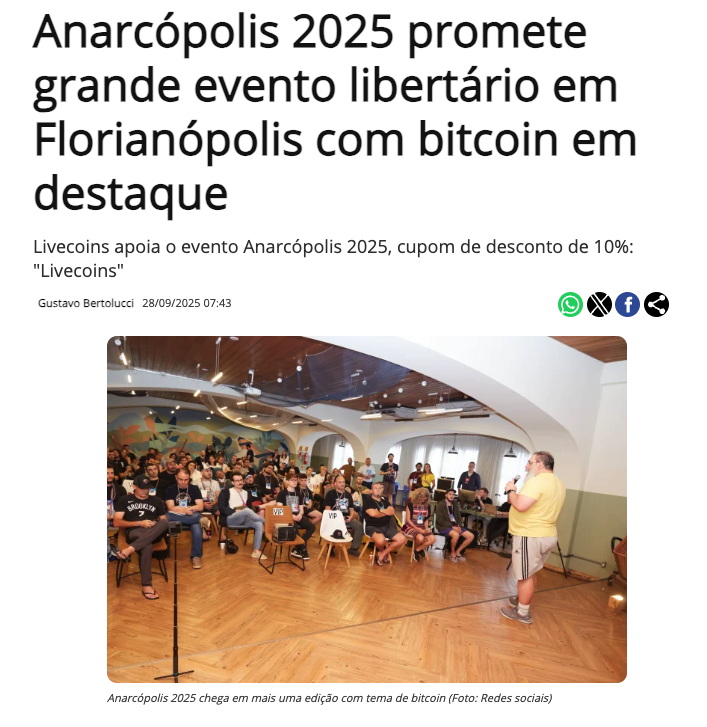 Dennyctorres's tweet photo. Estarei presente este ano.
Aprender com os mestres libertários
@livecoinsBR @CanetaAncap @fraguismo https://t.co/GcfE3LCG1V