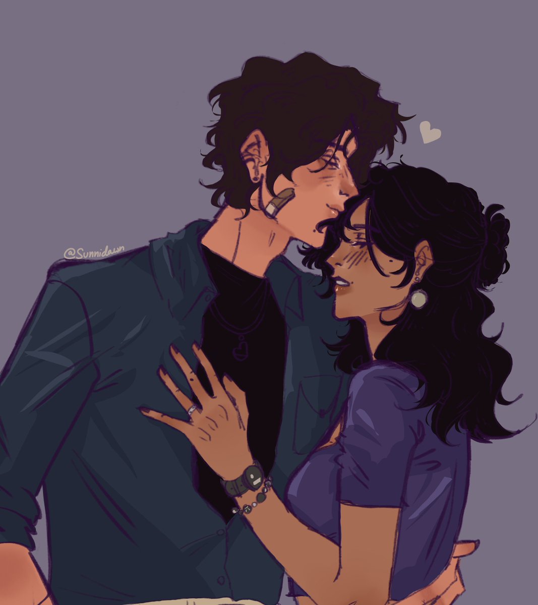 Sunnidawn's tweet photo. Kisstober challenge except the challenge is me actually being active
Day 1: forehead kiss
#yumetwt #Telemachus #yumeship #Sunwolf #yumetober2025 https://t.co/Albtz0Em7y