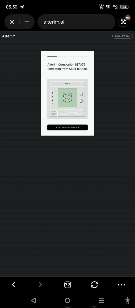 4griculture's tweet photo. It's time to mint another companion a unique asset that will accompany you into a completely realm of experience.
@Alterim_ai
#AlterimAI
#BuiltOnAlterim https://t.co/ikLGwMUaFl