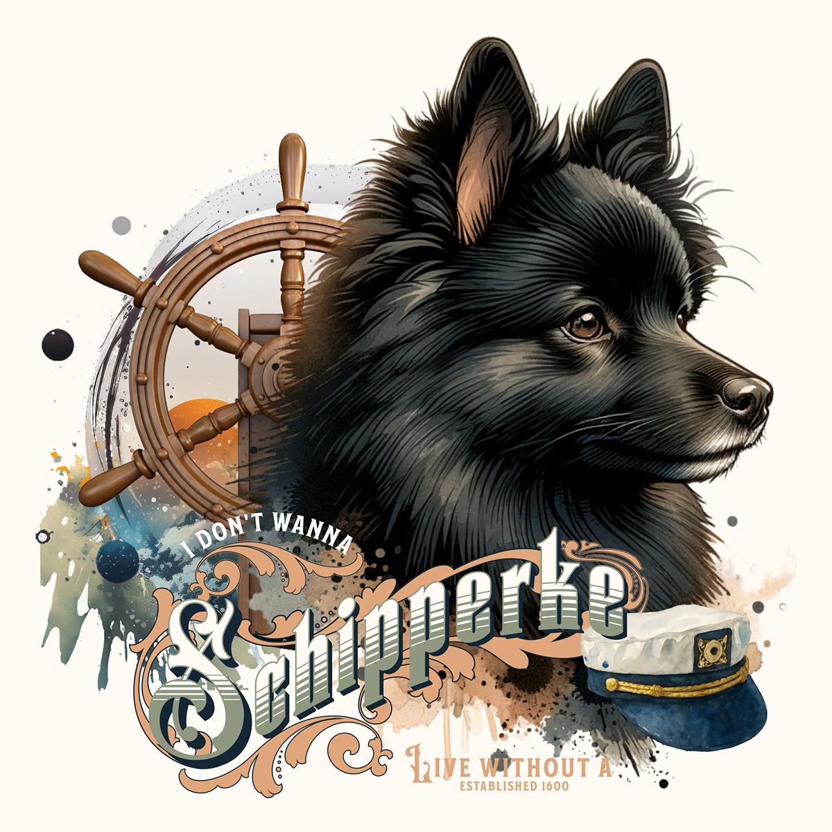 Pour ceux qui veulent sortir des sentiers battus et porter une race qui a une VRAIE histoire à raconter. C'est le 33ᵉ chien de notre collection "The Dogs Collection" et certainement l'un des plus fascinants. 

👉 Rejoignez le club très fermé des amoureux de Schipperke !