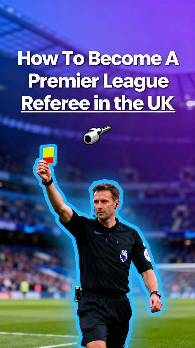 decodeweekly's tweet photo. Want to go from grassroots football to the Premier League as a referee in the UK? This step-by-step guide breaks down the full  pathway.  

#PremierLeague #Referee #FA #GrassrootsFootball #UKFootball #RefereeCourse #LawsOfTheGame #VAR #EFL #SelectGroup #FIFAReferee #Football #Refereeing #CareerAdvice #CareerGuidance #CareerJourney #football #refereeuk