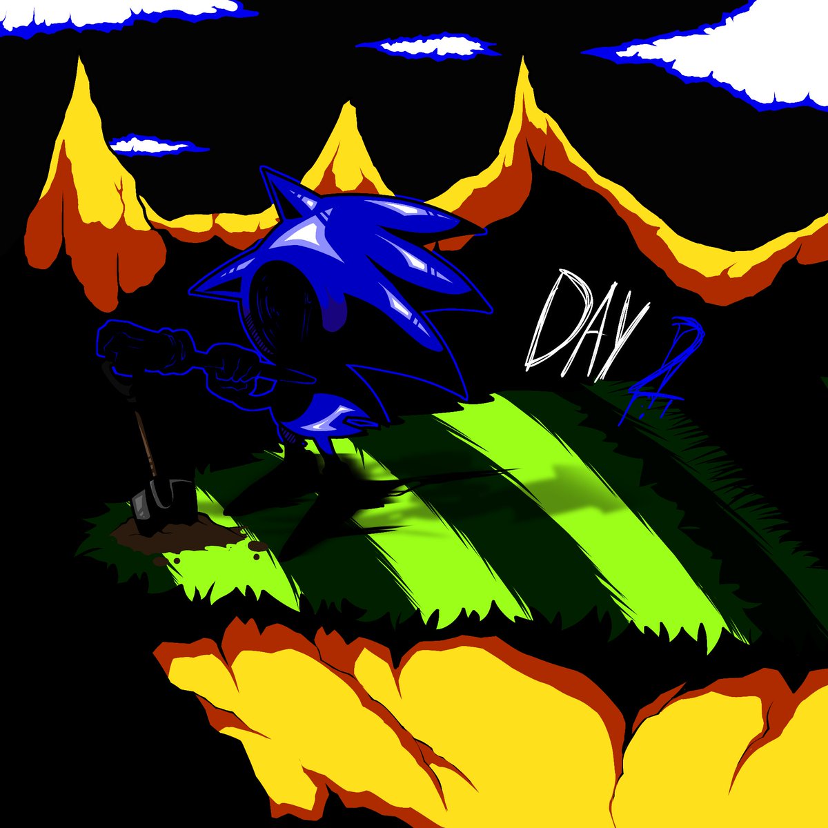 HILL/ EXE-TOBER
DAY 2

#exetober #sonicexe #greenmountain #SonicTheHedgehog #execommunity #October #halloween