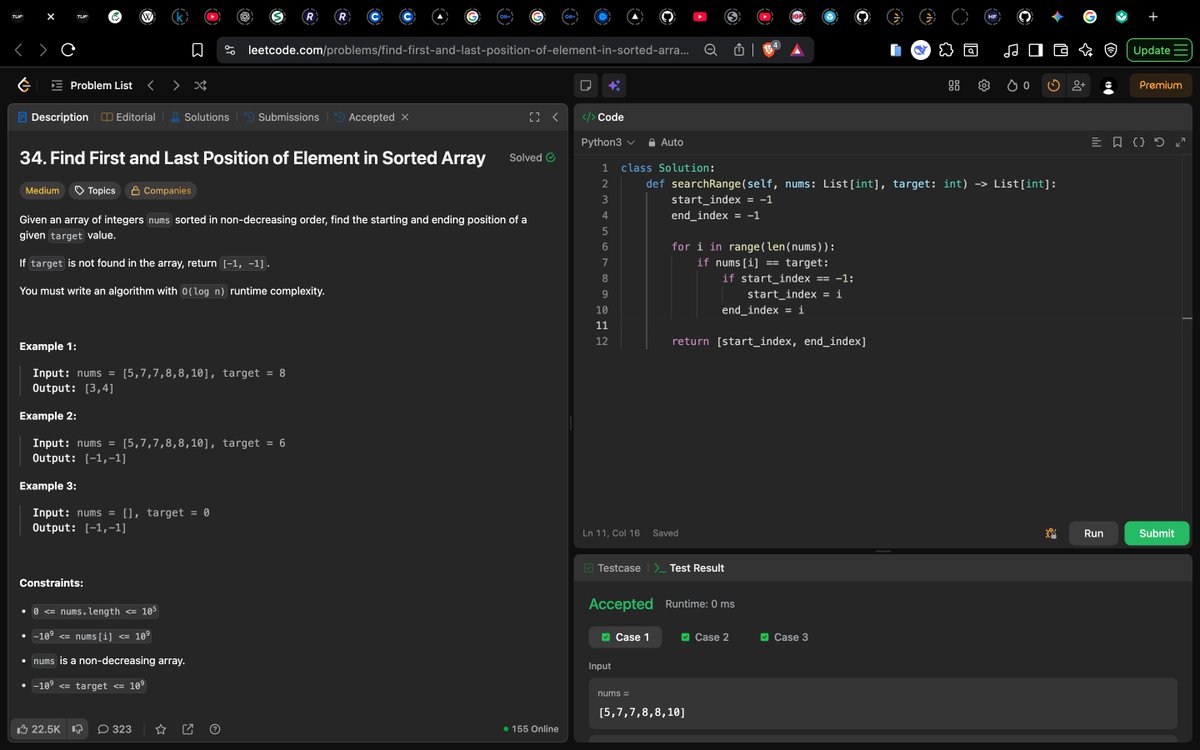 Taophyc_'s tweet image. Day 32 of my consistency challenge💪🏾   

➤  Completed a module on Linear Algebra
➤  Solves a LC medium
➤ Learnt some DSA concepts
#Lockedin #buildinpublic