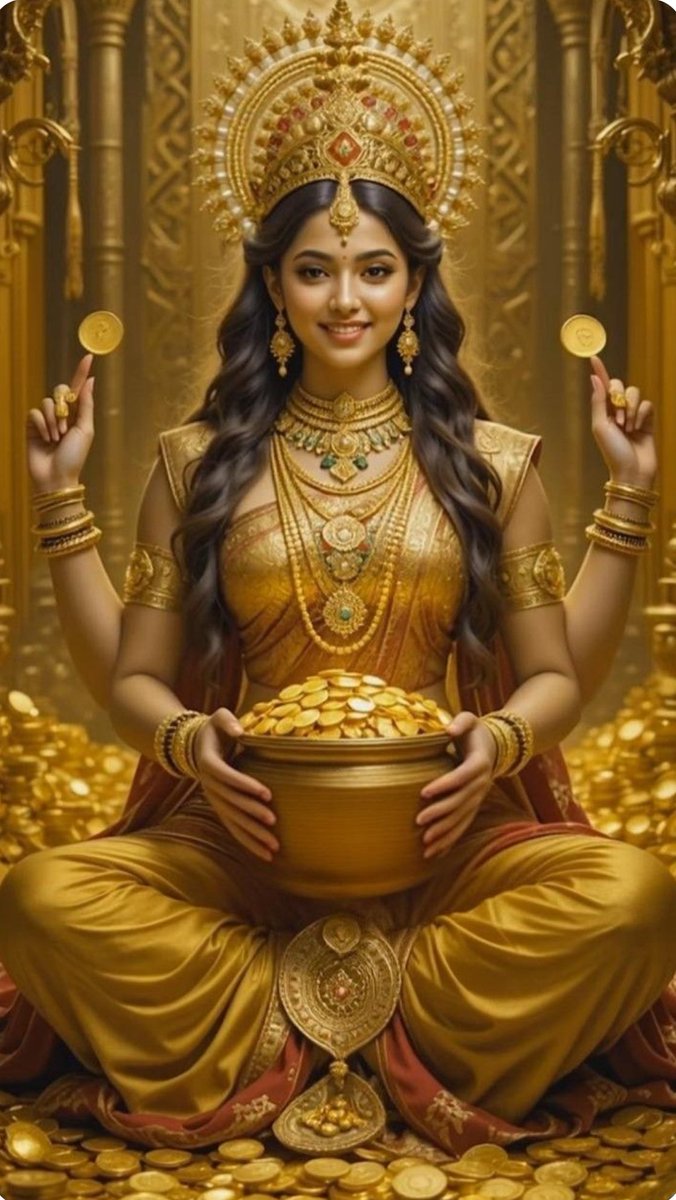 Aayushixwon's tweet photo. माँ लक्ष्मी की कृपा से घर में सदा धन-धान्य की वृद्धि होती है।
जिनके घर माँ लक्ष्मी विराजती हैं, वहाँ अंधकार नहीं टिकता, सिर्फ समृद्धि और शांति का प्रकाश फैलता है। https://t.co/dZWJV1CUAp