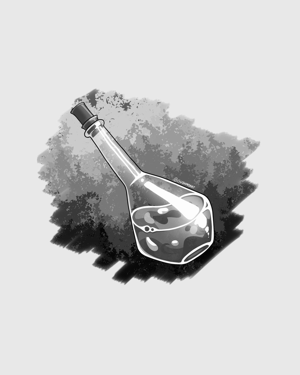 gushinoart's tweet image. #inktoberfantasia - Day 2: Potion
#inktober #desenhodigital #inktoberlist #inktoberlist2025
