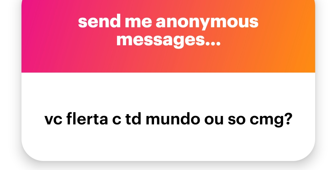 eu nem sei quem você é