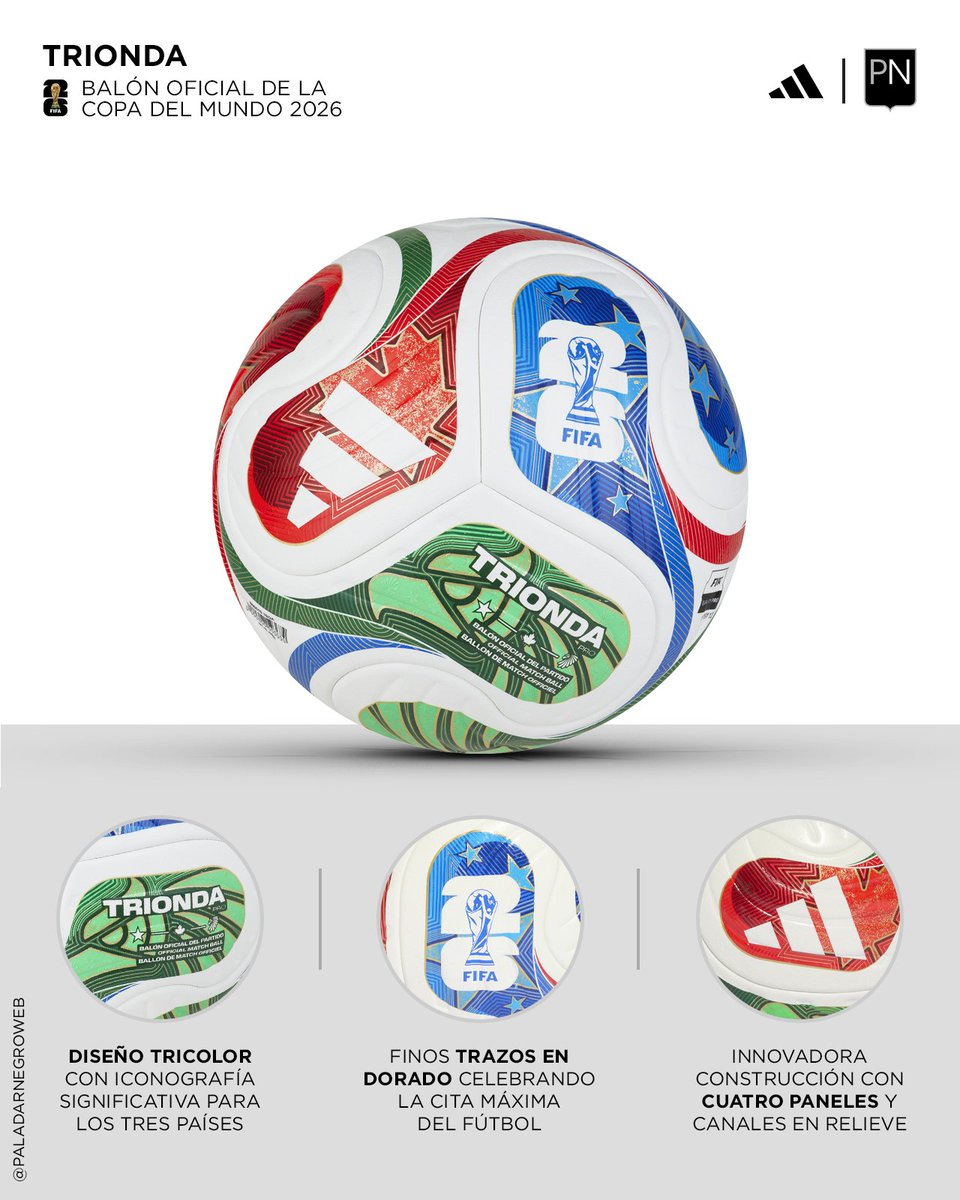 ⚽🏆 El nuevo balón <a href="/adidasfootball/">adidas Football</a> Trionda, en detalle.

¿Qué te parece?