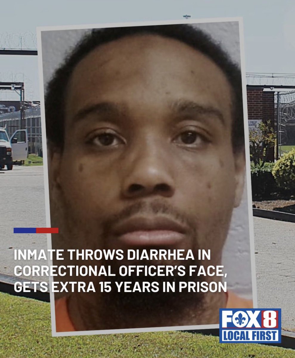 jaylenkwilliams's tweet photo. @SheriffEd_HCSO  will this ever be the case in the Harris county jail? Seems like all the cases where feces is thrown in the face of any detention officers is shown as a misdemeanor assault of a public servant  and then dropped majority of the time anyways. https://t.co/tuxinIAAsN