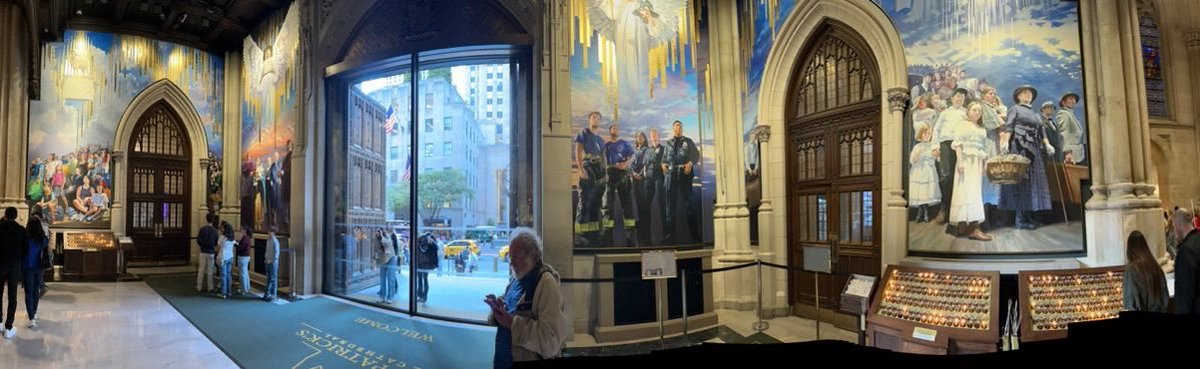 As a tribute to his contribution to the integration of cultures that have formed the city of New York and his support for the abolition of slavery in the 19th century, Father Félix Varela is represented in the newly inaugurated mural in the Cathedral of Saint Patrick.