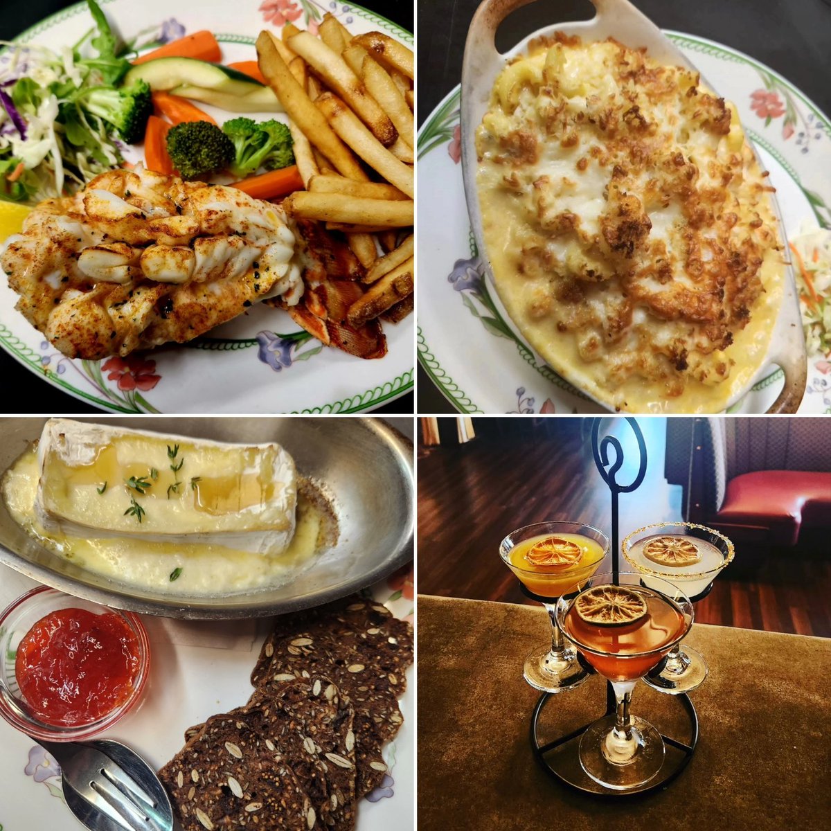 Fall features on now #Nanaimo. 
#lobster #steak #bakedbrie
#macandcheese #martiniflights