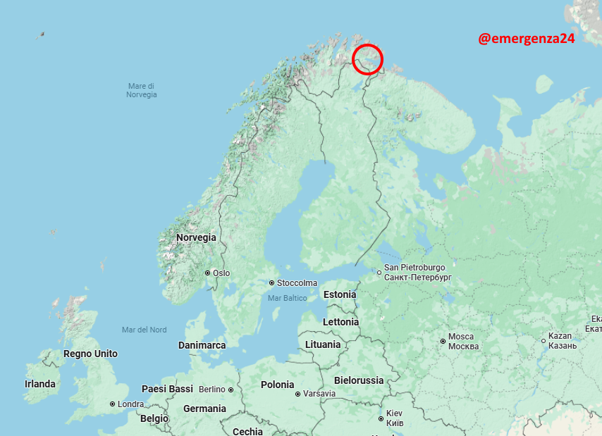 Emergenza24's tweet photo. 🔴UPDATE [03.10-01:00] #Nesseby #Finnmark #Norvegia 
IN CORSO OPERAZIONI DI RICERCA E SOCCORSO di 5 militari dispersi durante una esercitazione che doveva concludersi alle 07:00 del 02.05.2025.
Altri 5 sono stati salvati nelle scorse ore da elicotteri. https://t.co/S7JFxX45bh