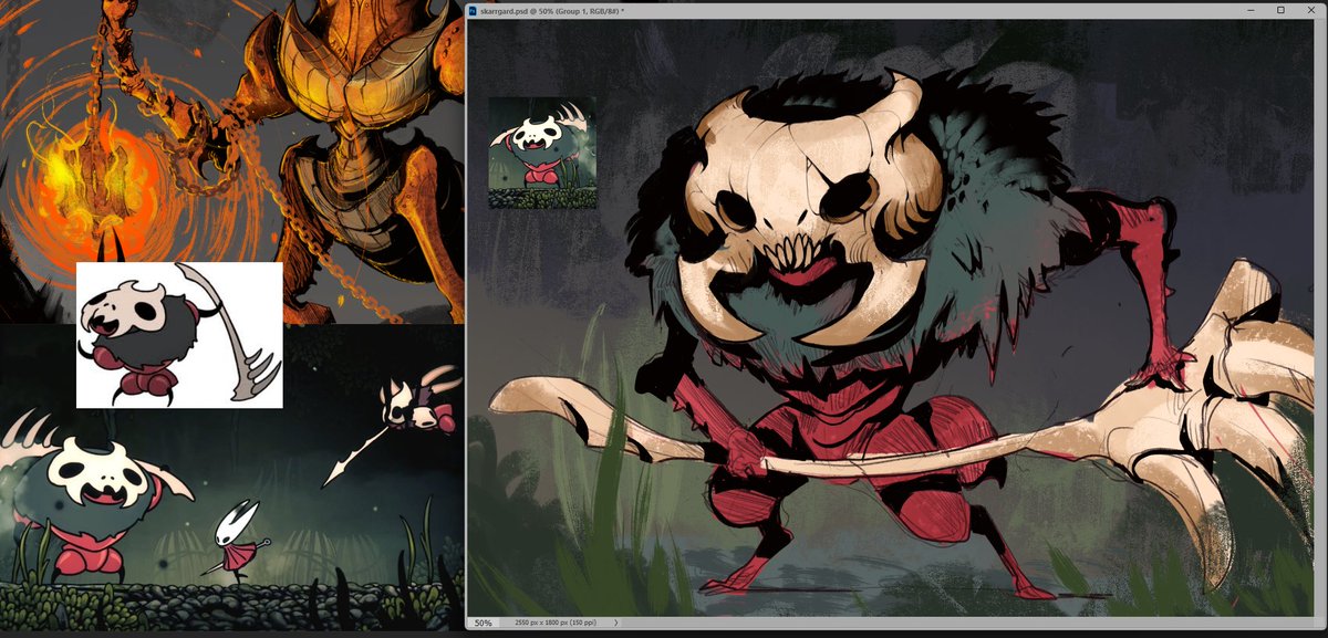 progress on this damn giant ant.

could be playing the game, but i'm doing fanart. send help.