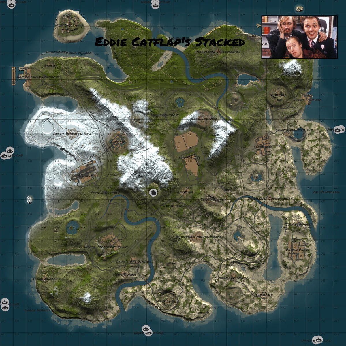 Eddie_Catflap_'s tweet image. [AU/NZ] Eddie Catflap&apos;s new Stacked map just wiped, all monuments, under 4K map, Search &apos;Eddie Catflap&apos; in the @playrust server list #rustgame #justwiped #rustadmin #beesgonewild #cooking2