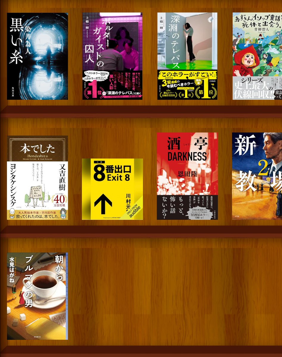 rizriz0371's tweet photo. #9月の読了本

9月は9冊📖
以前から気になってた本をやっと読めました‼️面白かった‼️
そんな本が自分の本棚に増えていくのはいいものですね✨

読書の秋🍁今月もゆっくり楽しみたいと思います😊 https://t.co/nREWDIKReg