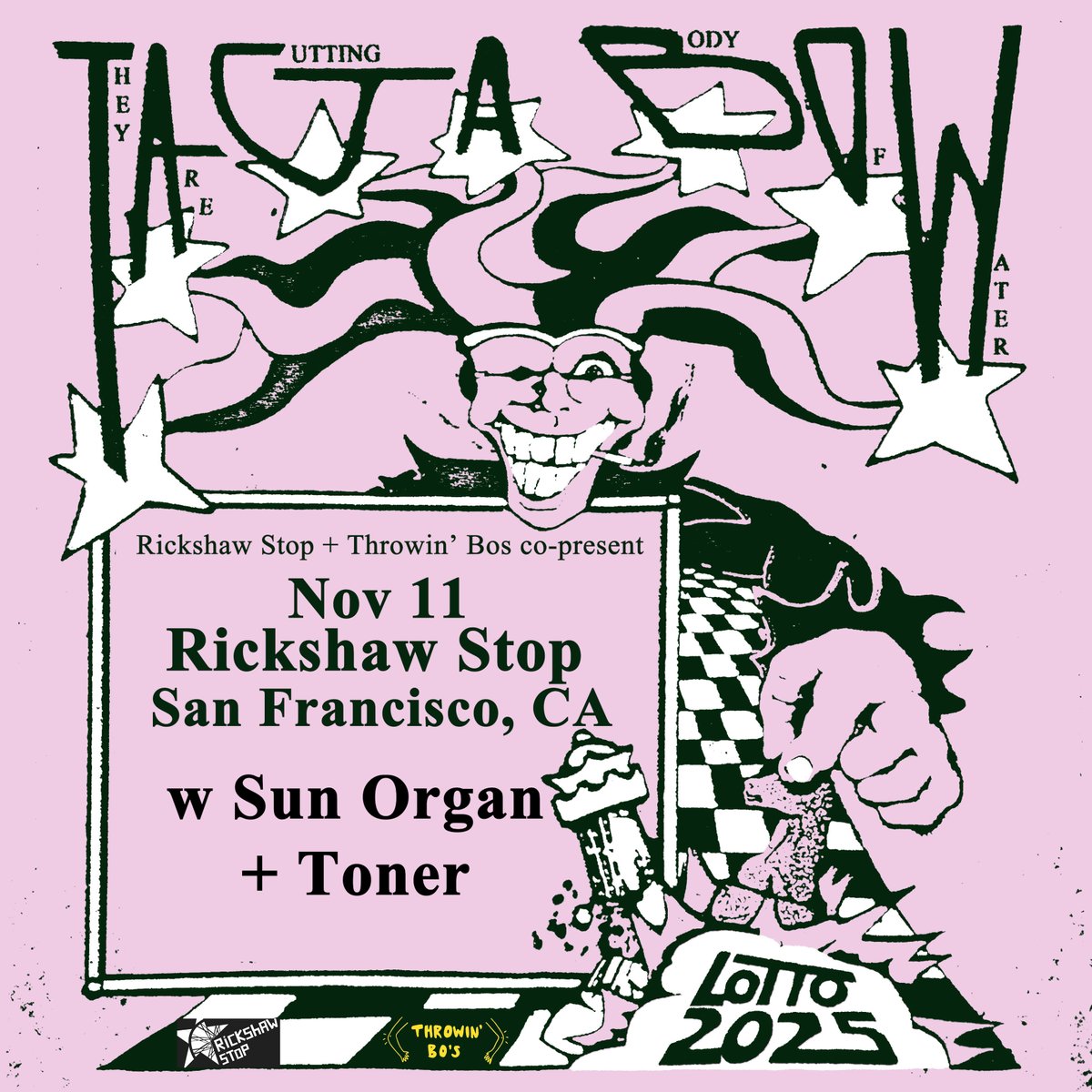 Rickshaw Stop (@rickshawstopsf) on Twitter photo Low ticket alert! Don't miss this chance to see they are gutting a body of water live in the round in san francisco on nov 11!
also, peep their new single!
youtube.com/watch?v=aCTbA7…
wl.eventim.us/event/they-are…
<a href="/tagabowPHL/">theyareguttingabodyofwater</a> Low ticket alert! Don't miss this chance to see they are gutting a body of water live in the round in san francisco on nov 11!
also, peep their new single!
youtube.com/watch?v=aCTbA7…
wl.eventim.us/event/they-are…
<a href="/tagabowPHL/">theyareguttingabodyofwater</a>