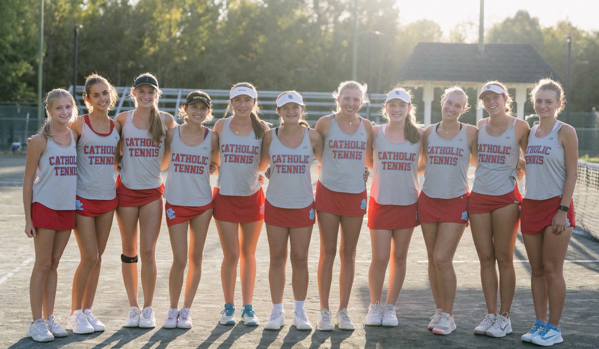 Regular season ends:  CCHS 8, Carmel Christian 1. Season record:  22-1. 🎾👏🎊
6A Southern Carolina Conference Champions!!! Let's hear it for these hard working student athletes! <a href="/CCHSCougarNews/">Charlotte Catholic</a> Headed to the post season...stay tuned.