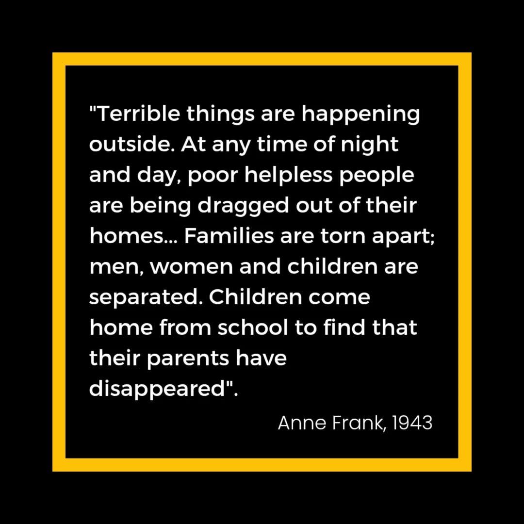 guantru's tweet photo. @ReichlinMelnick @DHSgov Ann Frank is just straight reporting now https://t.co/VhyAEN1f2x