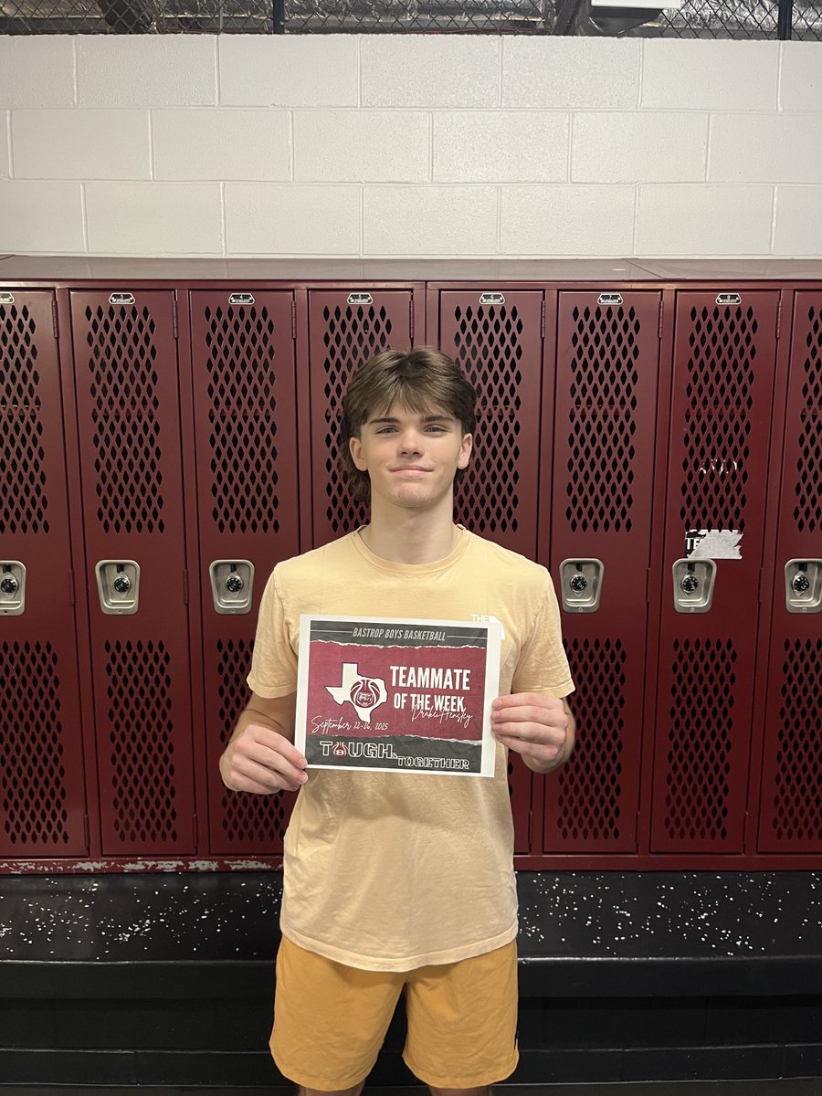 Player of The Week for September 22-26 was Drake Hensley. Drake has put in the work all summer and fall working on his game. He models what it means to be a team player and play Tough and Together.
#ToughandTogether 1-0
🐻Bear chaos