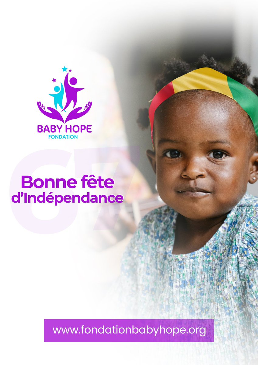 Notre plus grand souhait est de voir les mamans et les enfants grandir dans des États de paix, d’unité et de prospérité.

Bonne fête 🇬🇳 !