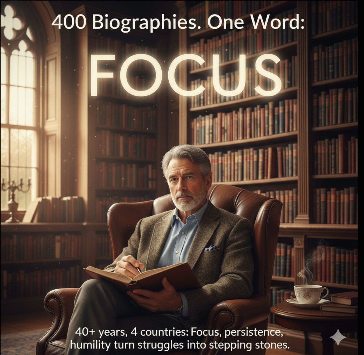 shuklan_au's tweet image. Focus is your superpower, young entrepreneurs! 📚 Learn from biographies—your “substitute mentors.” David Senra’s 5.5-year grind proves resilience wins. Build your N.A.R.E.S.H.: Network, Adapt, Persist, Execute, Share, Stay Humble. What biography inspires you? #LessonsUnlocked