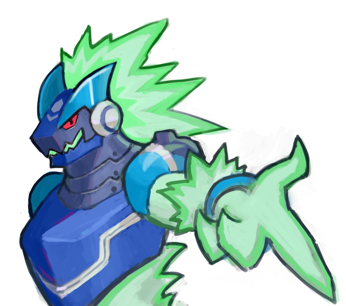 CJAYCEART's tweet photo. that cool guy from Megaman https://t.co/U5UkBDWTQd