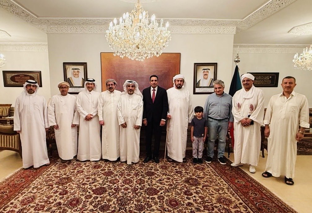 DrZahim's tweet photo. تشرفنا باقامة حفل استقبال على شرفنا من قبل سعادة الاخ العزيز السفير الكويتي في نواكشوط الاستاذ ابداح الدوسري، بحضور سعادة عميد السلك الدبلوماسي وعدد من السادة السفراء العرب في نواكشوط، وذلك بمناسبة انتها مهام عملنا في موريتانيا والتوجه الى فيينا، شكرا من القلب صاحب السعادة. https://t.co/1jEZFflwy5