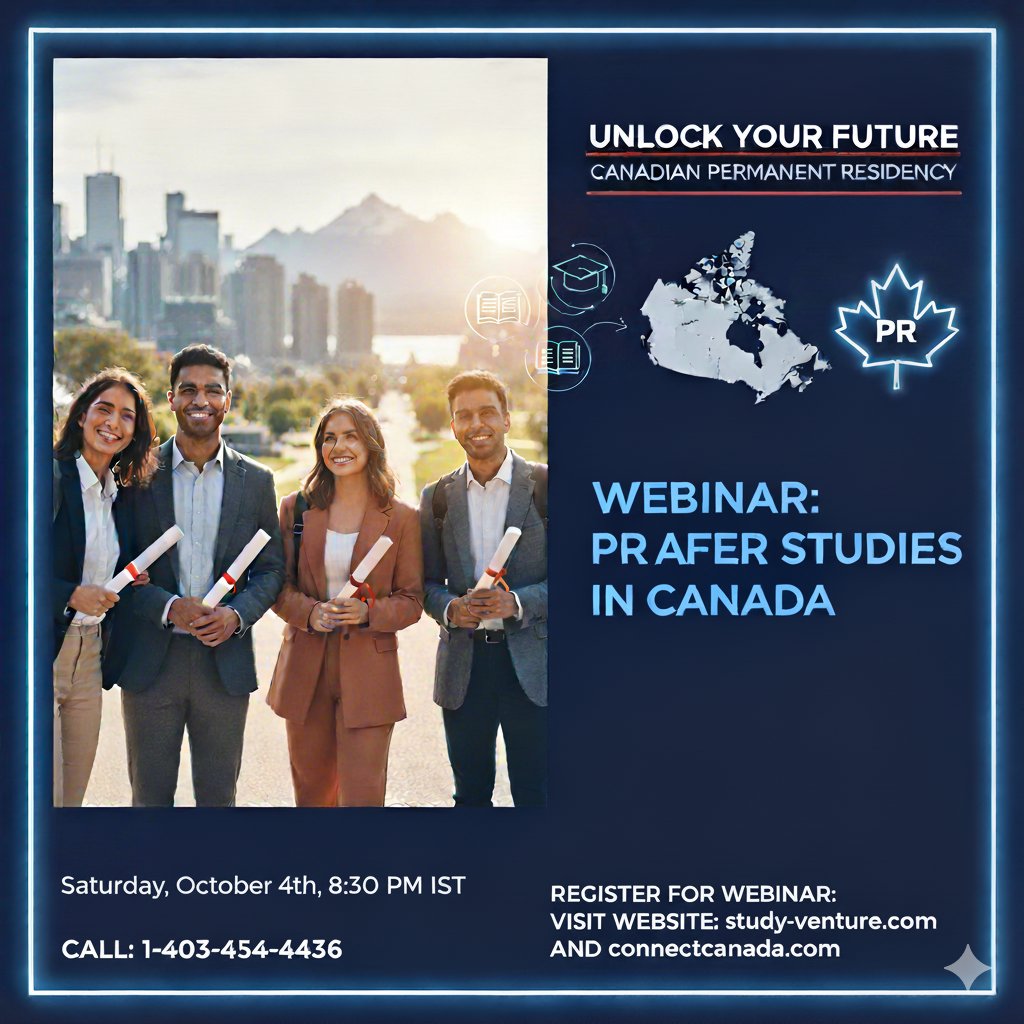 connectcanadapr's tweet photo. Is it still possible to get PR after studies in Canada?

Want to get clarity ?-  Join the free webinar.

On Saturday, 4th October, 8:30pm IST.

Register now:https://t.co/8HdX8qqbH0 https://t.co/rSsDmtOlut