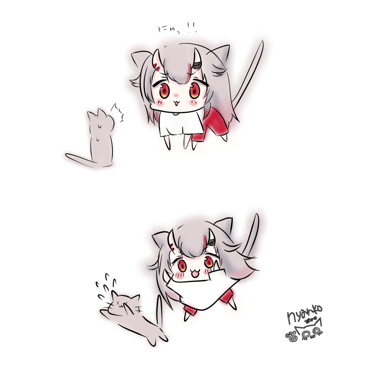 にゃんこせんせい🐾skeb 募集中✨ on X: 