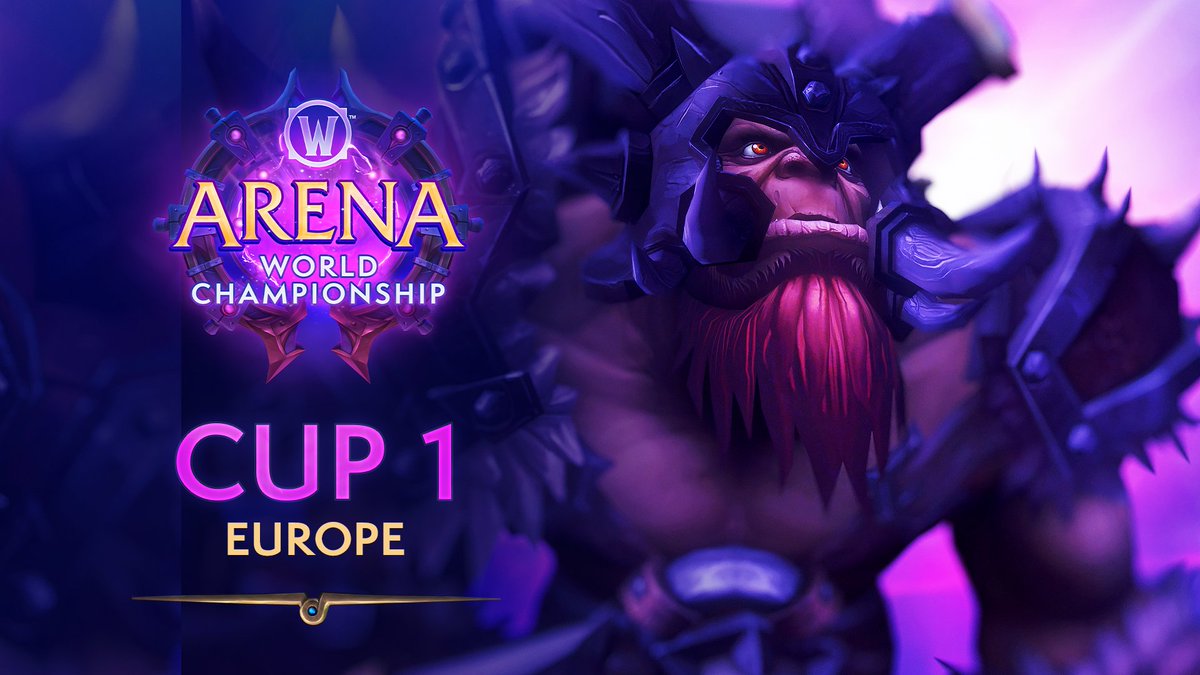 WoWEsports's tweet image. The gates of the arena have just opened for Season 3 of the Arena World Championship!

Tune in to catch Cup 1 LIVE and watch the start of our gladiators&apos; journey in EU:
🟣Twitch.tv/Warcraft
🔴YouTube.com/Warcraft