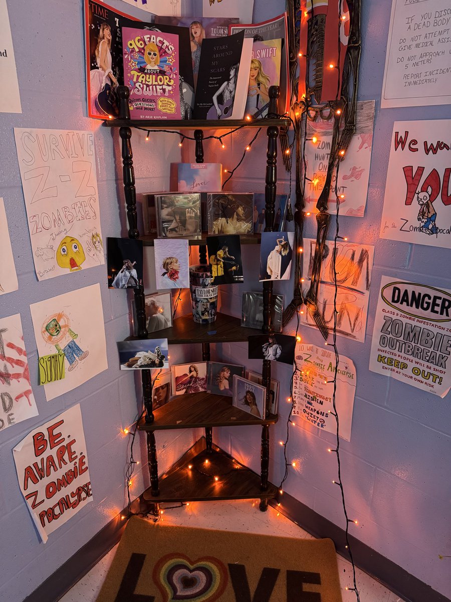 fowfan's tweet photo. About to add some Showgirl to my classroom shrine ❤️‍🔥❤️‍🔥❤️‍🔥 @taylorswift13 @taylornation13 https://t.co/9VcSo816zR