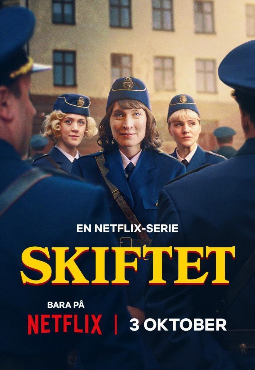 DSeriesYPelis's tweet photo. #EstrenoDHoy 

#Netflix estrena hoy su nueva serie sueca #TheNewForce (#LaNuevaBrigada).

1958, se gradúa la primera mujer policía sueca. Un pequeño grupo de pioneras da un gran paso hacia la igualdad de género, pero sigue luchando cuando las faldas que se ven obligadas a llevar traspasan límites impensables.