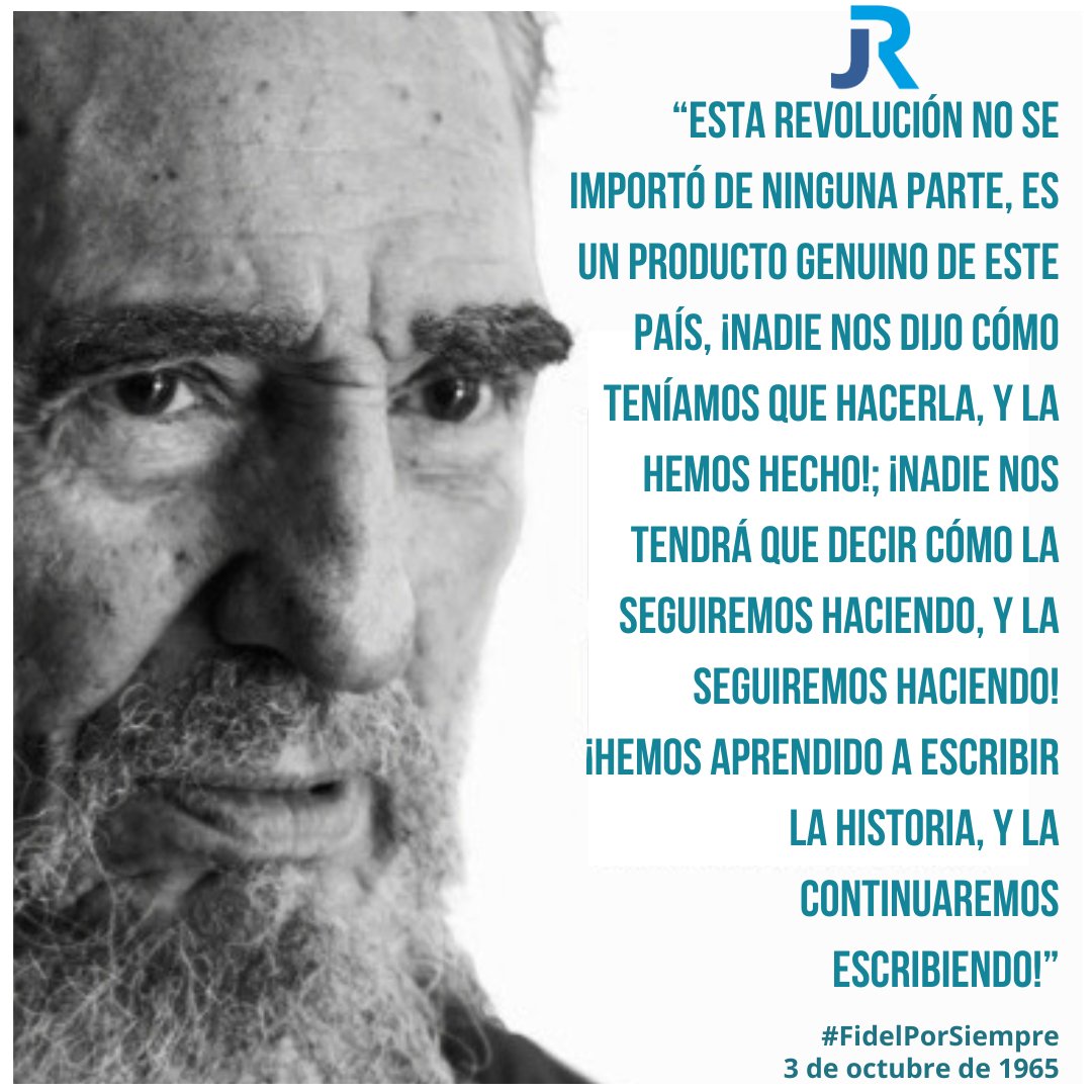 Buenos días desde #Cuba🇨🇺 hoy  3 de octubre de 2025                                             

Con #FidelPorSiempre en la memoria y en el❤️de #Cuba🇨🇺 
#100AñosConFidel
