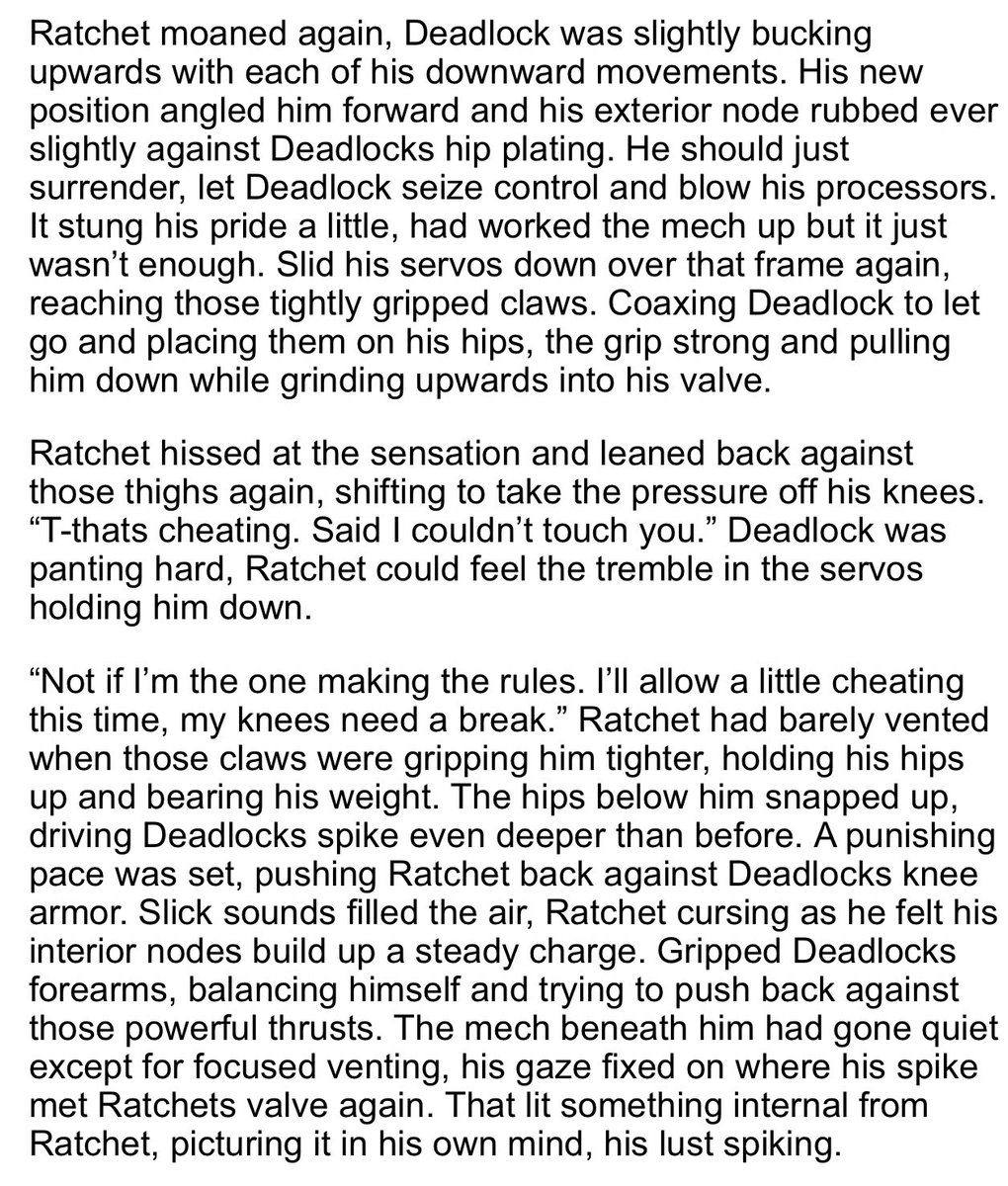 DamnitKnightly's tweet image. Here’s a snack for the weekend. Sorry won’t get to these chapters for some time, one of these is in the second arc lol 🤪

#Ratchlock #Dratchet #valveplug